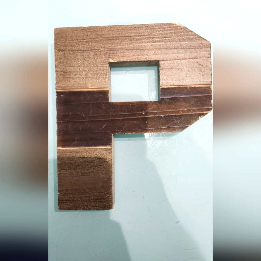 Wooden Letter- P